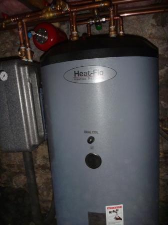 Heat-Flo dual coil solar hot water storage tank