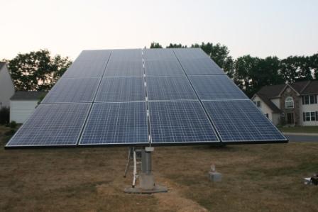 3.28kW Ground Mount with Evergreen Panels Chestnut Hill development