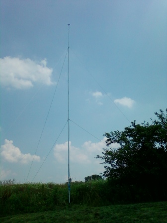 Wind Metering on temporary tower